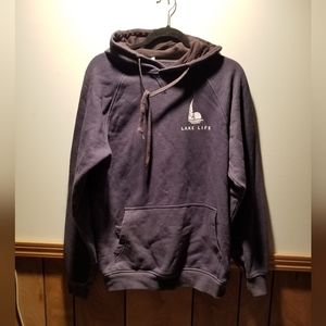 🍭The Authentic T-Shirt Company 'Lake Life' & 'Huron is Home' pull over hoodie